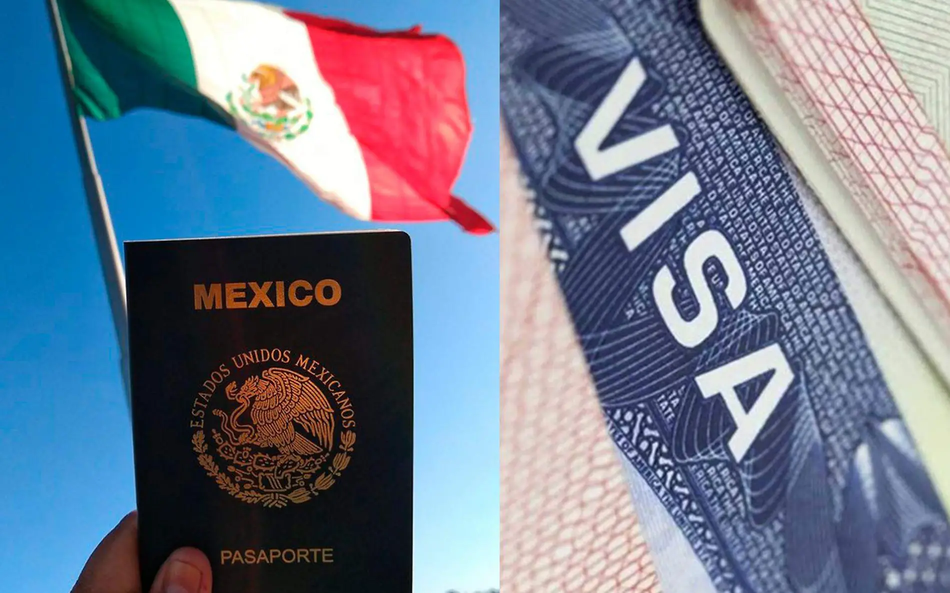 Visa-pasaporte mexicano